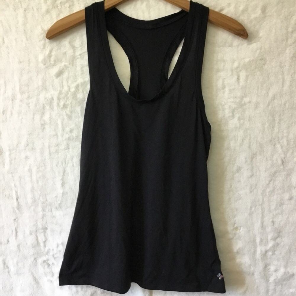 BCBGMaxAzria Black Racerback Tank Top - Picture 2 of 14